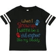 thumbnail image 3 of Inktastic Civil engineer like Daddy Boys or Girls Toddler T-Shirt, 3 of 5