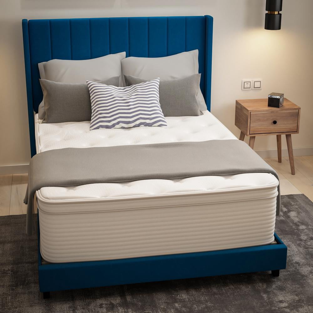 Flash Furniture Vista Commercial Foam & Polyester Fabric Full Mattress in White