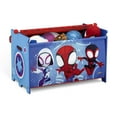 thumbnail image 3 of Marvel Spidey and His Amazing Friends Toy Box with Retractable Fabric Top by Delta Children, Blue, 3 of 7