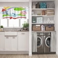 thumbnail image 5 of LALILO Kitchen Curtains and Valances Set of 3 36" Open Book Window Treatment Tiers for Window Decor, 5 of 5