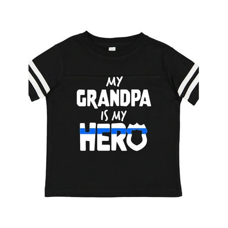 

Inktastic My Grandpa is my Hero Police Officer Family Gift Toddler Boy or Toddler Girl T-Shirt