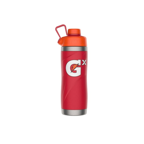 Botella Gatorade Gx de acero inoxidable roja 946ml