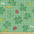 thumbnail image 2 of Forest Fabric by the Yard Upholstery, Clover Leaves and Ladybug Beetles Dragonfly Happy Day in Nature Luck Theme, Decorative Fabric for DIY and Home Accents, Sea Green Multicolor by Ambesonne, 2 of 5