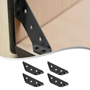 4Pcs Furniture Corner Connector Stainless Steel Triangle Support