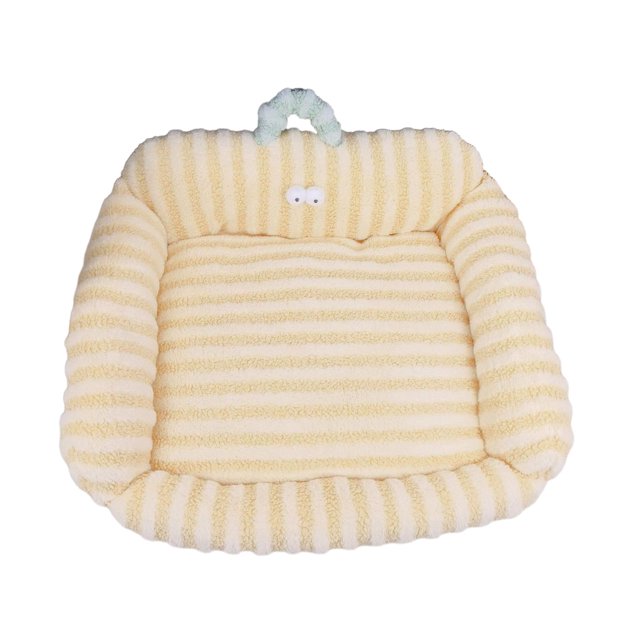 Cama para gatos de interior, alfombrilla para perros, base antideslizante, alfombrilla para mascotas, sofá cama para perros Amarillo