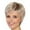 Gold, variant on Stylish Short Straight Synthetic Wig with Layered Shaggy Cut for Women Comfortable Heat Hairpiece