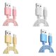 thumbnail image 2 of Cable de datos Tholdsy de nailon 1 metro para Teléfono móvil Android Rosado, 2 of 6