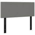 thumbnail image 2 of vidaXL LED Headboard Dark Gray 39.4"x2"x30.7"/34.6" Fabric, 2 of 55