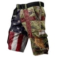thumbnail image 2 of Hunting Camo Cargo Shorts with Multiple Pockets and Relaxed Fit, Awesome For Deer Season Fishing Trips Or Outdoor Hunts Brown L, 2 of 5