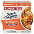 thumbnail image 2 of (2 pack) Bumble Bee Quick Catch Southwest Style Tuna and Rice Bowl, Wild Caught, Gluten Free, Ready to Eat, 15g Protein per Serving, Shelf Stable Bowl, 6 oz, 2 of 9