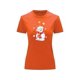 thumbnail image 2 of Playera Blusa Con Estampado De Muñeco De Nieve Navidad Color Anaranjado Talla Grande Marca Emil SaEs, 2 of 4