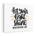 thumbnail image 4 of Scripture Walls Matthew 5:16 Light Shine Bible Verse Canvas Christian Wall Art Ready to Hang Unframed, 4 of 12