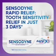Sensodyne Rapid Relief Sensitivity Toothpaste for Sensitive Teeth Mint, 3.4 Oz, 3 Pack