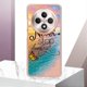thumbnail image 5 of For Oppo Reno12 F 5G Oppo Reno12 F 4G Case YB IMD Series-1 Style-A IMD Marble Flower Pattern TPU Pho, 5 of 5