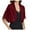 Red, variant on felwors Women Shrug Soft Chiffon Open Front Sheer Sleeve Bolero Cardigan for Evening Dress Navy, One Size