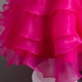 thumbnail image 4 of LYMAYTER Girls Toddlers Princess Sparkle Tulle Dress Sequin A Line for 3-12Y Flower Girl Wedding Party Ball Gown, 4 of 8
