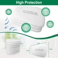 thumbnail image 2 of Respirator Mask Full Face Respirator Mask Reusable Gas Mask 6800 Facepiece Respirator 15 in1 Full Face Cover Set with Storage Bag Against Gases Dust Vapors for Welding Sanding Cutting Coa, 2 of 11