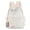 White, variant on Girls Backpack Polka Dot Star Backpack Large Capacity Student School Daypack with Charm Black One Size