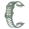 thumbnail image 1 of Correas de repuesto compatibles con HUAWEI Watch FIT2 Pulseras de silicona transpirables Correa de muñeca ajustable de dos colores para reloj inteligente, 1 of 7