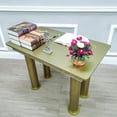 thumbnail image 4 of FixtureDisplays® 39.3 X 23.6 X 30" Gold Color Wood MDF Church Holy Communion Table Sancturary 14308, 4 of 12