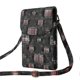 thumbnail image 5 of Bolso bandolera pequeño para teléfono móvil, cartera de hombro, monedero para tarjetas, bolso tipo cartera - negro, 5 of 5