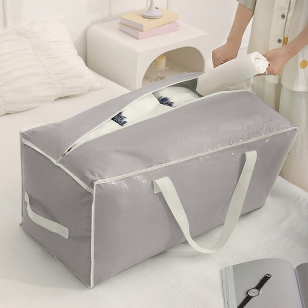 Fiudx Bolsa de Almacenamiento para Mudanzas, Organizador de Ropa de Gran Capacidad, Resistente Al Polvo y a La Humedad, Práctica para Viajes y Almacenamiento En Casa, Multiusos para Uso Estacional, T