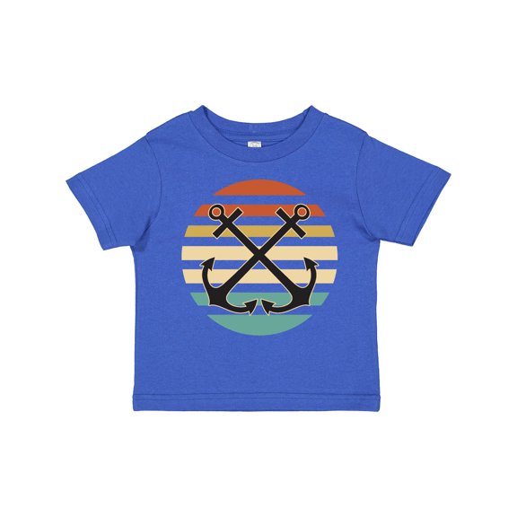 Inktastic Anchor Nautical Sailing Sunset Boys or Girls Toddler T-Shirt