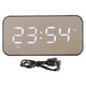 thumbnail image 2 of Altavoz Inalámbrico BT50 Altavoz Estéreo Portátil con Pantalla de Temperatura y Cancelación de Ruido Transmisión de Voz Radio Reloj Despertador con Espejo para el Hogar, 2 of 8