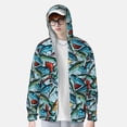 thumbnail image 2 of Vsdgher Appâts de Pêche Colorés Imprimés Sweat à Capuche Adulte pour Hommes Femmes, Manches Longues Protection Solaire Chemises de Pêche pour Course Natation-Petit, 2 of 7