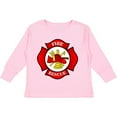 thumbnail image 3 of Inktastic Maltese Cross Firefighter Boys or Girls Long Sleeve Toddler T-Shirt, 3 of 5