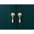 thumbnail image 3 of HLR 72" Tall Retro Wood Armoire Wardrobe Closet, Freestanding Cabinet with Hanging Rod for Bedroom, Green, 3 of 7