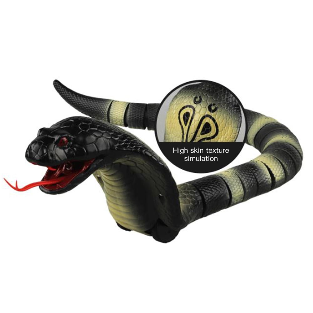 Creative Infrared Remote Control Cobra Snake Kids Trick Prank Terrifying RC Toy 