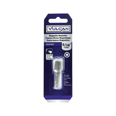 

Vulcan Magnetic Nut Setter 5/16 In Drive 1/4 In 1-5/8 In Oal