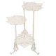 thumbnail image 1 of Sungmor Soporte para Plantas de Hierro Fundido Vintage de 3 Niveles, diseño de mariposas y flores en acabado blanco antiguo, estante metálico resistente de 28" para interior y exterior., 1 of 8