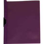 Filexec Products 68204 8.5 x 11 in. Slide N Lock Report Cover Purple