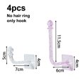 thumbnail image 2 of Paquete de 4 soportes para diadema, accesorios para el cabello, organizador de Scrunchie, ganchos de pared con purpurina transparente, soporte para corbata de pelo, organizador de almacenamiento, 2 of 5