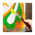 thumbnail image 2 of 4 Pcs Painting Scraper Knife Stainless Steel Painting Mixing Scrapers Palette Painting Knife for Painting Art Tool, 2 of 6