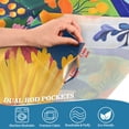 thumbnail image 4 of Yayeee Kitchen Valance Rod Pocket 54" x 18" Living Room Window Curtain, Art Path, 4 of 6
