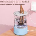 thumbnail image 3 of Electric Makeup Brush Cleaner USB Automatic Cosmetic Brush Cleaning Machine Multifunction Beauty Brush Dryer Holder Container Washing Tools, 3 of 8