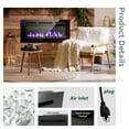 thumbnail image 4 of Simzlife 60 inch Indoor Electric Fireplace Ultra Thin Fireplace, Wall Mounted Recessed Fireplace with Multiple Colors Remote Control, Linear Fireplace with Timer,, 4 of 8