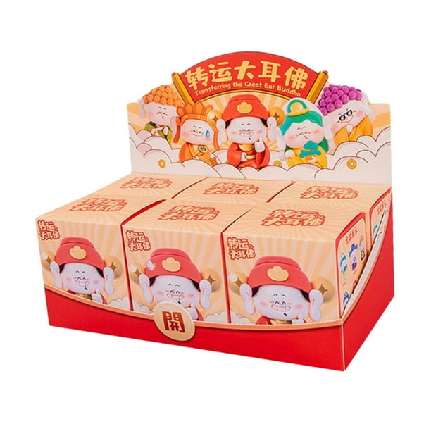 Mini figuras de acción con diseño creativo aleatorio para niños, niñas y adolescentes. 6 piezas