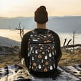 thumbnail image 6 of Backpack Cooler lunch bag 36 Can Capacity Insulated Bag for Camping, Beach, Hiking & Travel Halloween-themed Fabric Pattern, 6 of 7