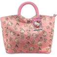 thumbnail image 1 of Bolso de mano Copoz, bolsa de almacenamiento de tela Oxford con estampado impermeable, bolso de mano de boca redonda, gato KT de dibujos animados XianweiShao 1327534004007, 1 of 1