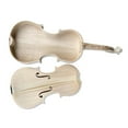 thumbnail image 2 of Unfinished 4/4 Violin Flame Maple Spruce wood Unglue Violin Top Back 1pcs, 2 of 7