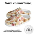 thumbnail image 6 of Goofa Key Lock And Flowers Print Womens Mens Cotton Lightweight House Slippers , Washable Home Slippers,Indoor Comfy Bedroom Cozy Slippers-37/38, 6 of 7