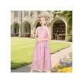 thumbnail image 4 of Sunny Fashion Flower Girls Dress Violet Lace Maxi Wedding Bridesmaid Pageant Formal 10 Years, 4 of 7