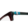 thumbnail image 6 of NEW LILLY PULITZER CAMBELL WOMENS/LADIES CAT EYE FULL-RIM GRAPE TURQUOISE FRAME DEMO LENSES 48-16-130 FLEXIBLE HINGES EYEGLASSES/EYEGLASS FRAME, 6 of 9