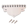 thumbnail image 2 of Cordal de guitarra de mandolina cuerdas cromado con tornillos de montaje, 3 agujeros, plateado, 2 of 7