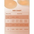 thumbnail image 5 of Sticky Bras For Women Push Up Adhesive Invisible Bra Backless Strapless Bra For Big Busted Reusable With Nipple Covers-B, 5 of 7