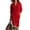 10# Red, variant on Midi Sweater Dresses for Women 2025 Fall Winter Long Sleeve Casual V Neck Loose Fit Ribbed Knit Dress Khaki 2XL